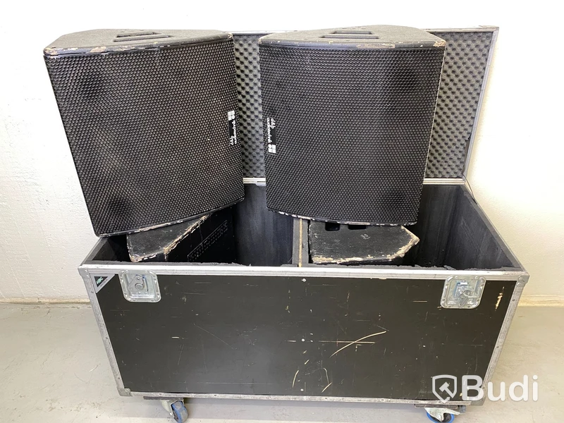 4st D&B Audiotechnik M4 scenmonitorer i Holmberg-case