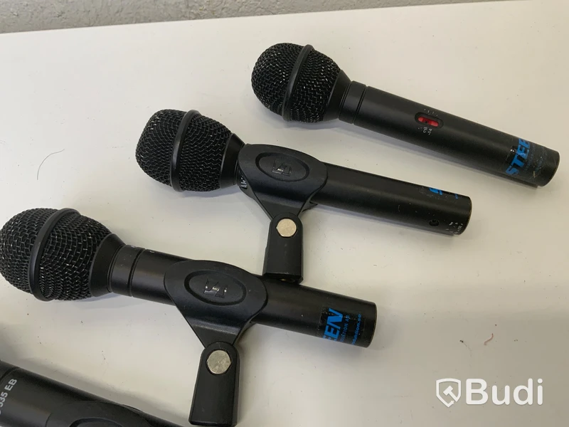 6st AKG C 535 EB mikrofoner, 1st saknar mikrofonhållare