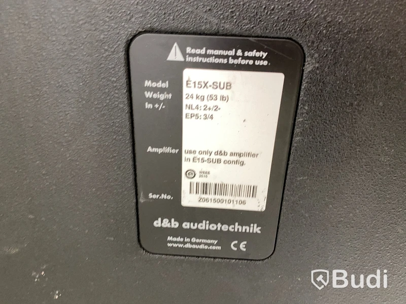 2st D&B Audiotechnik E15X-SUB