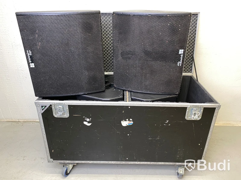 4st D&B Audiotechnik M4 scenmonitorer i Holmberg-case