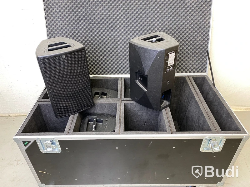 6st D&B Audiotechnik E8 i Holmberg case på hjul Nypris ca 23000 SEK/st