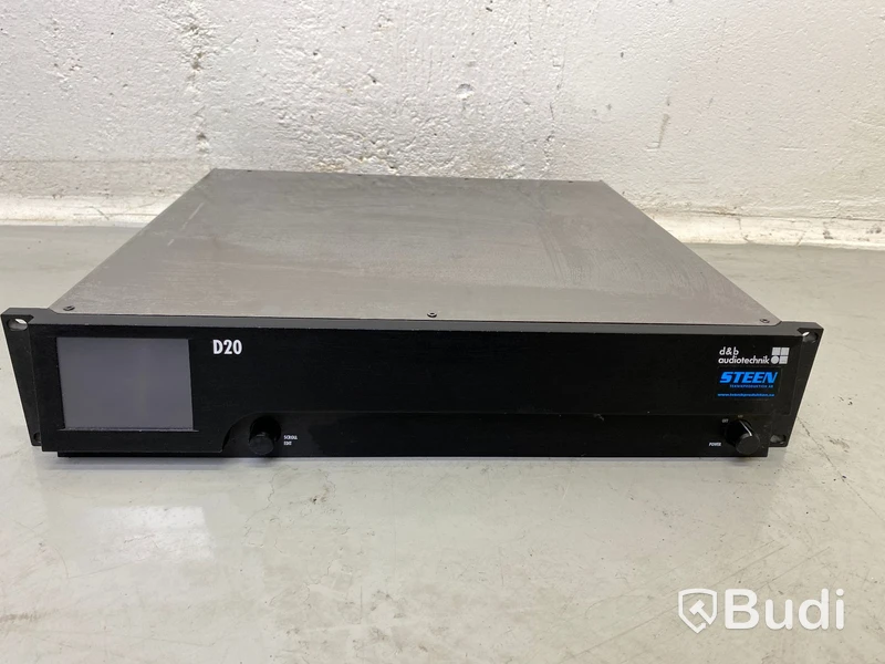 D&B Audiotechnik D20 4-kanals slutsteg Nypris ca 75000 SEK