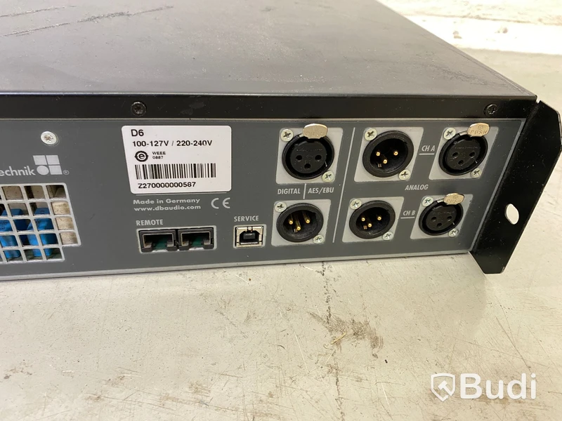 D&B Audiotechnik D6 slutsteg
