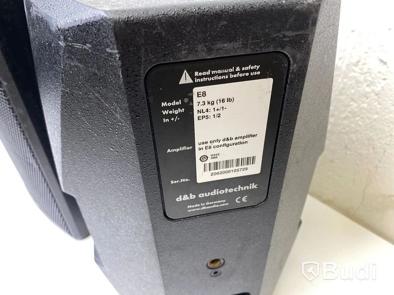 2st D&B Audiotechnik E8 högtalare