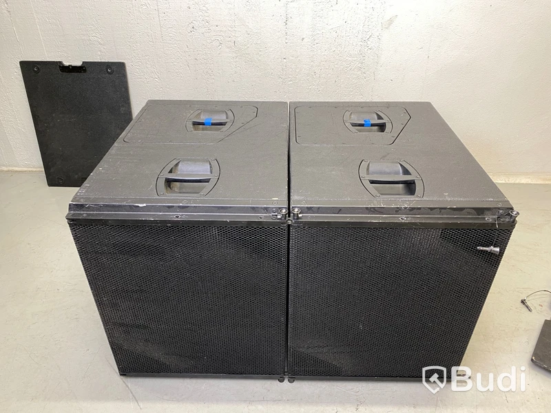 2st D&B Audiotechnik Y-Sub Nypris ca 54000 SEK/st. Omstartad pga felbud