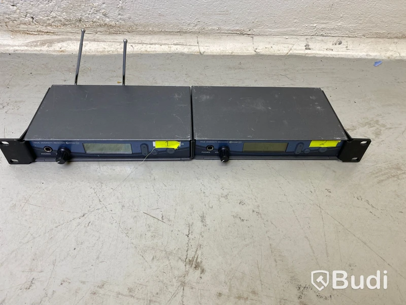 2st Sennheiser mottagare EM 500 G2, Band D 786-822 mhz saknas antenner på ena