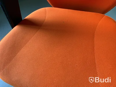 Kontorsstol EFG, orange tygklädsel - Rum 5035