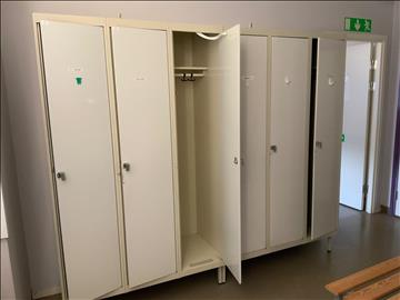 Omklädningsrumsskåp, totalt 52 skåp - Rum omklädningsrum 2