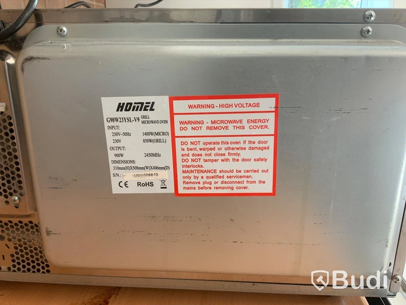Microvågsugn 2st Homel 900W, med grillfunktion - Rum 4032