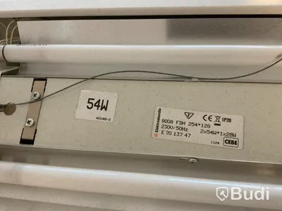 7st taklampor för skrivbord, Elektroskandia. Stickproppskontakt. B123xD23 cm.