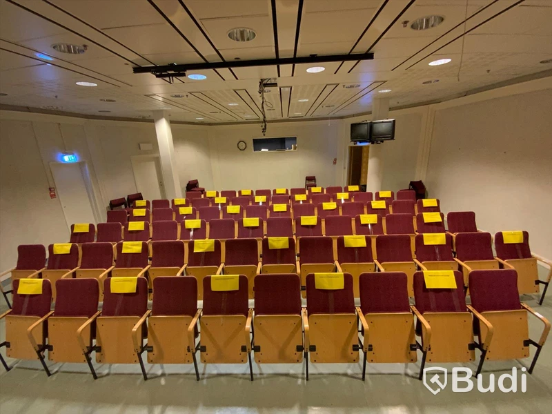 Golvfasta stolslängor 3 rader om - Rum 1144