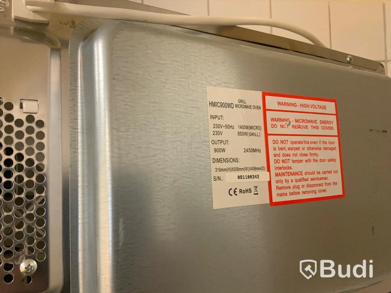 Microvågsugn, 900W med grillfunktion - Rum 3065