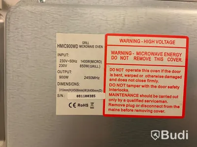Microvågsugn Homel 900W, med grillfunktion  - Rum 3045