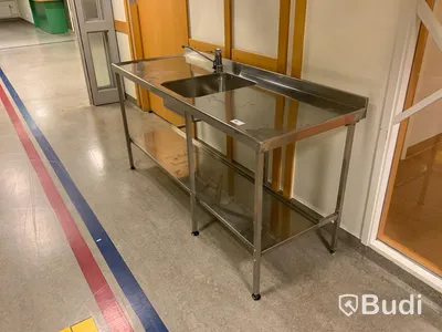 Rostfri diskbänk - våning 2