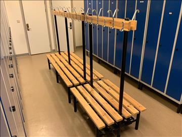 Omklädningsbänk 2st - Rum 2081