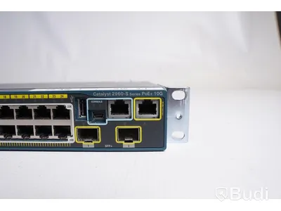 Cisco Switch Catalyst 2960-S 24 portar med POE (Power Over Ethernet)