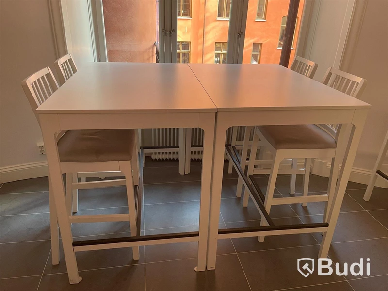 2st barbord och 6st stolar IKEA Ekedalen