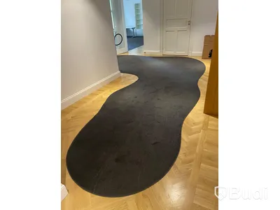 Specialbeställd  matta dia ca 583 cm