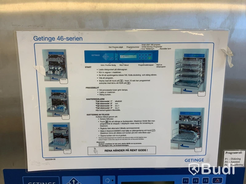Diskdesinfektor 3 Getinge Series 46 typ 46-5-202
