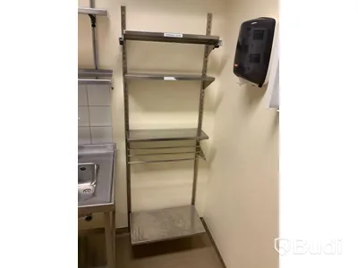 Rostfria 2 samt 4 hyllor