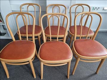 6st Gemla stolar i fint skick - Gemla Möbler AB design -1980 