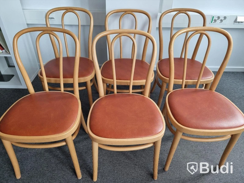 6st Gemla stolar i fint skick - Gemla Möbler AB design -1980