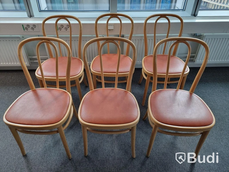 6st Gemla stolar i fint skick - Gemla Möbler AB design -1980