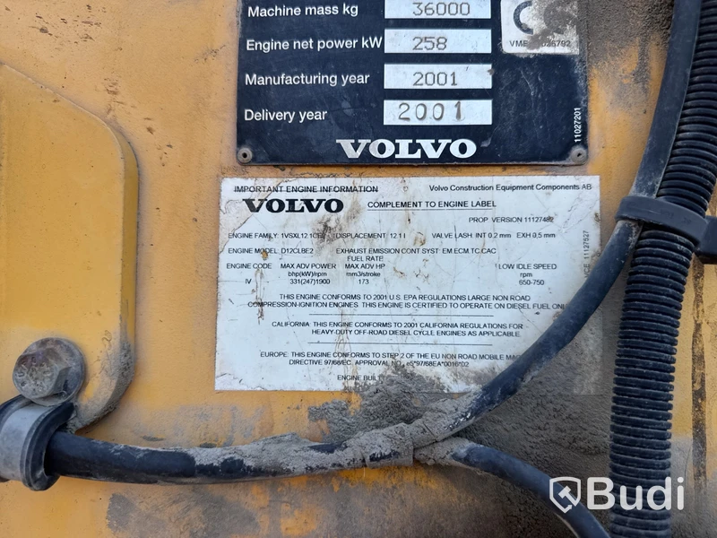 Hjullastare Volvo L220E med skopa -2001