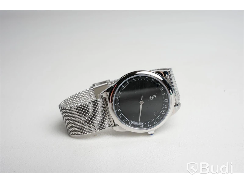 Klocka - Stressless watches, rostfritt stål, svart.