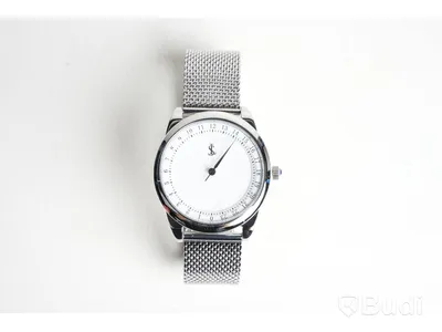 Klocka - Stressless watches, rostfritt stål, vit.