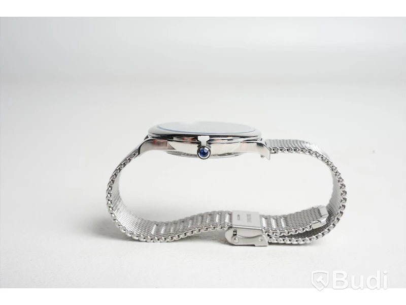 Klocka - Stressless watches, rostfritt stål, vit.