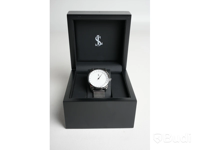 Klocka - Stressless watches, rostfritt stål, vit.