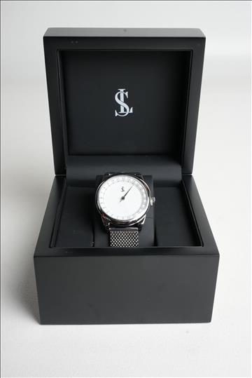 Klocka - Stressless watches, rostfritt stål, vit. 