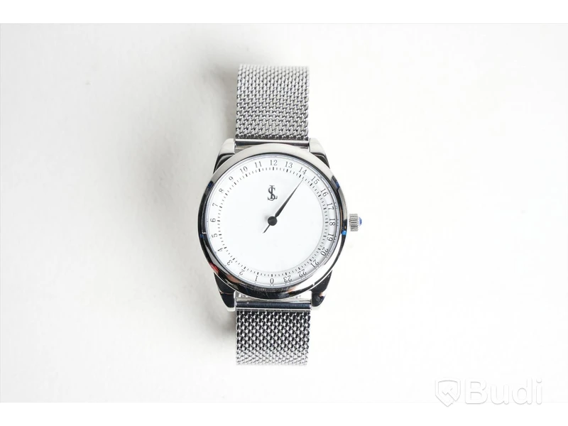 Klocka - Stressless watches, rostfritt stål, vit.