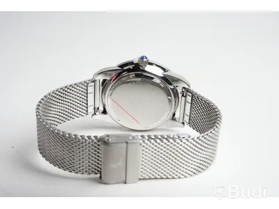 Klocka - Stressless watches, rostfritt stål, vit.