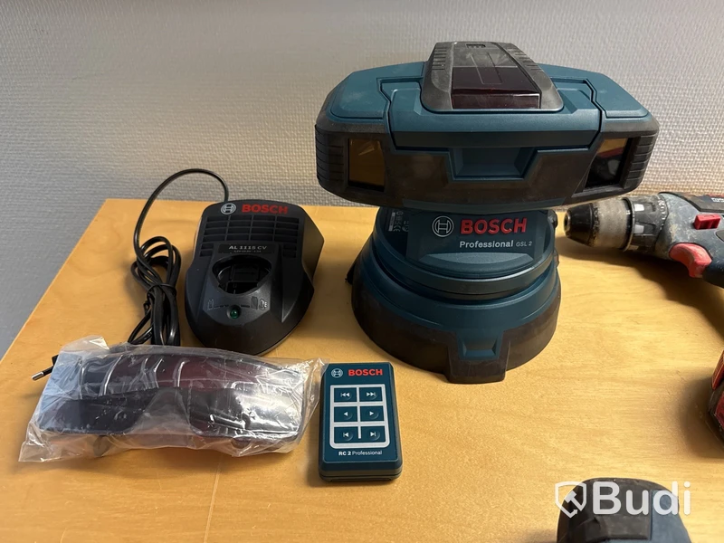 6 st batterimaskiner Bosch