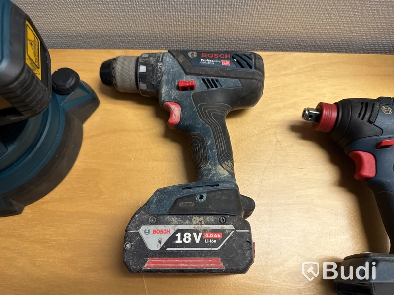 6 st batterimaskiner Bosch