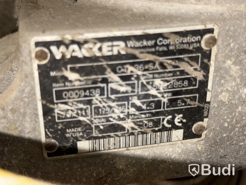 Glättare Wacker CT 36-5A | Defekt