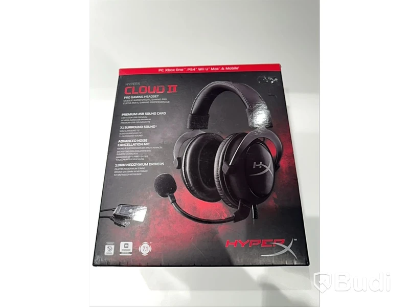 Hyperx Cloud II Gaming Hörlurar. OBS! Utan mikrofon