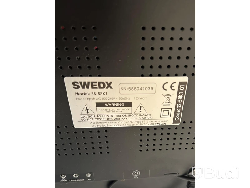 Tv-skärm SWEDX SS-58K1