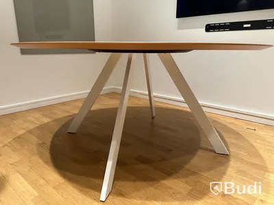 Konferensbord, vit, diameter 150 cm, höjd 72 cm
