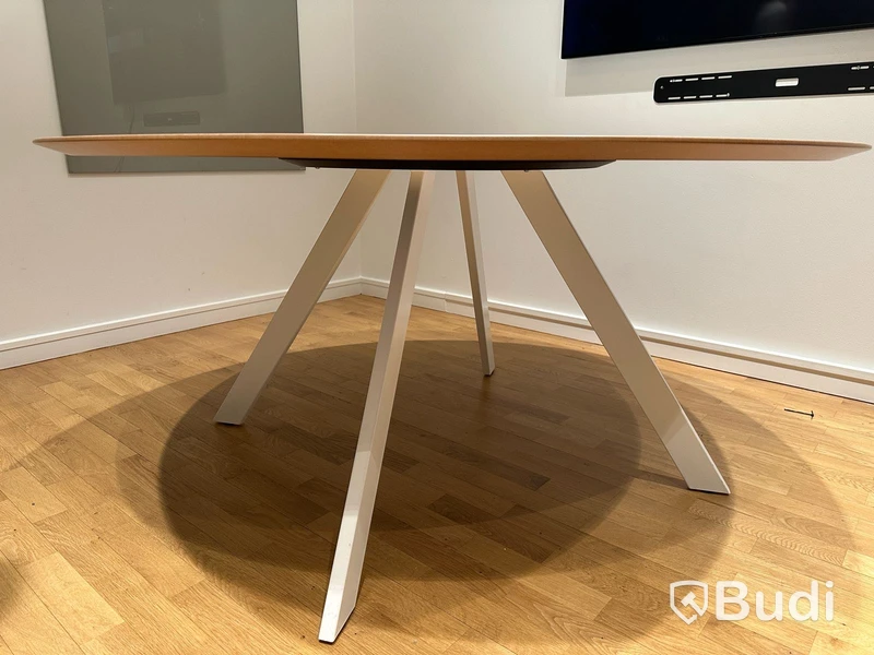 Konferensbord, vit, diameter 150 cm, höjd 72 cm