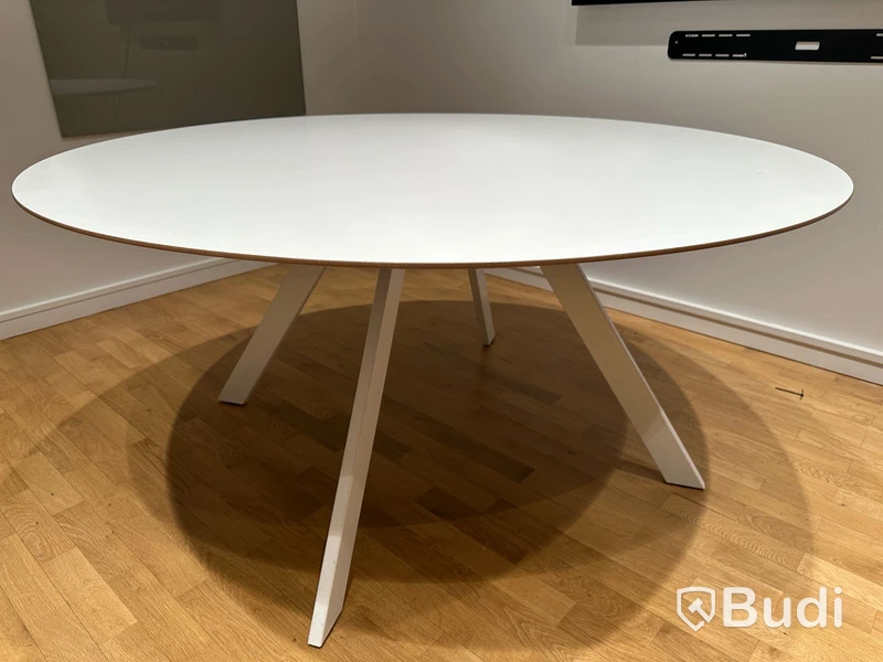 Konferensbord, vit, diameter 150 cm, höjd 72 cm