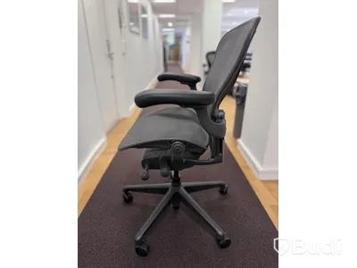 Kontorsstol - Herman Miller Aeron, mörkgrå, Ord. pris inkl. moms: 16 000 kr