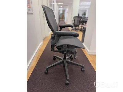 Kontorsstol - Herman Miller Aeron, mörkgrå, Ord. pris inkl. moms: 16 000 kr
