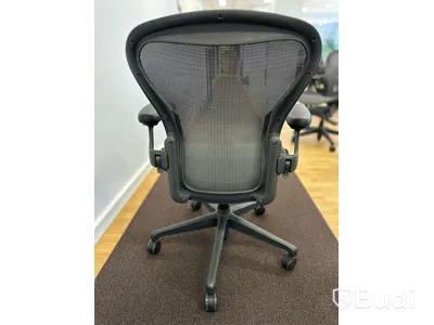 Kontorsstol - Herman Miller Aeron, mörkgrå, Ord. pris inkl. moms: 16 000 kr