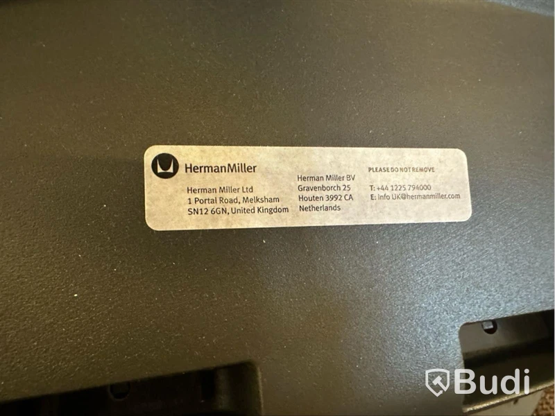 Kontorsstol - Herman Miller Aeron, mörkgrå, Ord. pris inkl. moms: 16 000 kr