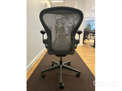 Kontorsstol - Herman Miller Aeron, mörkgrå, Ord. pris inkl. moms: 16 000 kr