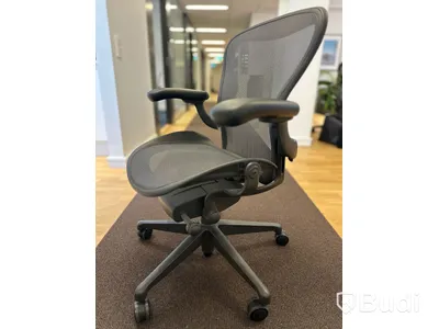 Kontorsstol - Herman Miller Aeron, mörkgrå, Ord. pris inkl. moms: 16 000 kr