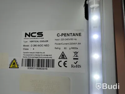 Kylskåp - NCS Vertical Cooler D 390 WOC NEO